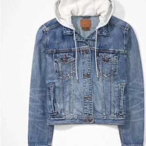 American Eagle Women’s Hooded Denim Jacket